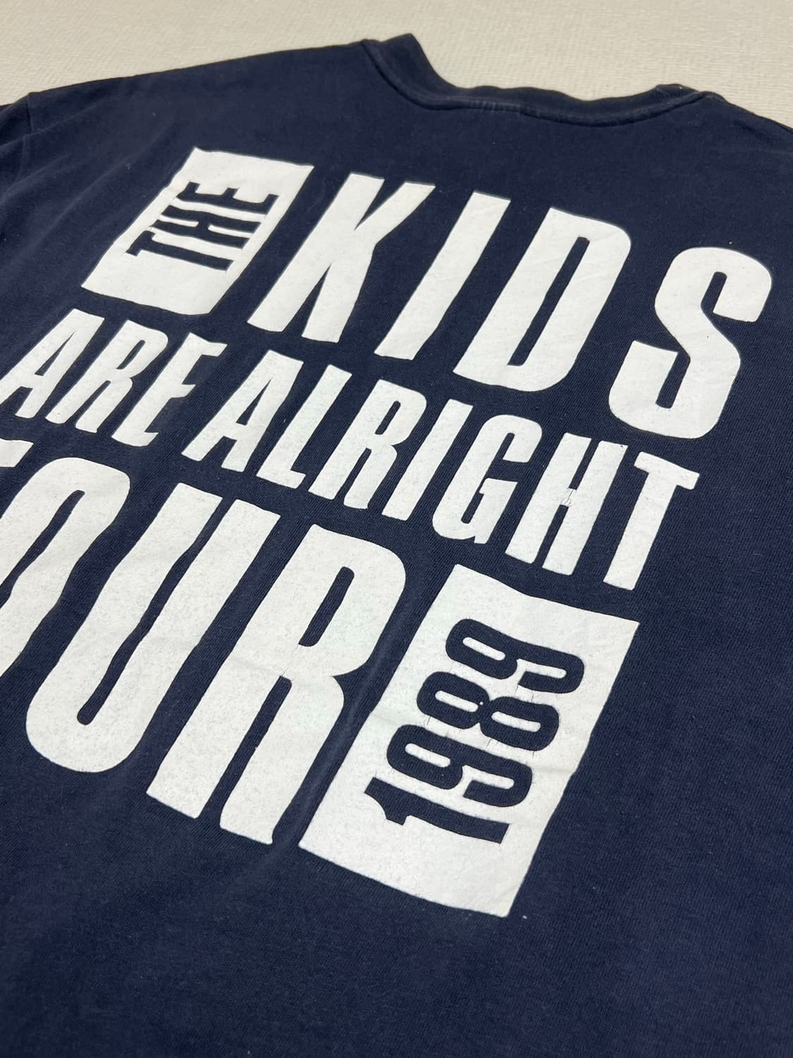 80s 헤인즈 The Who 밴드티셔츠 투어티셔츠 XL 상품이미지7