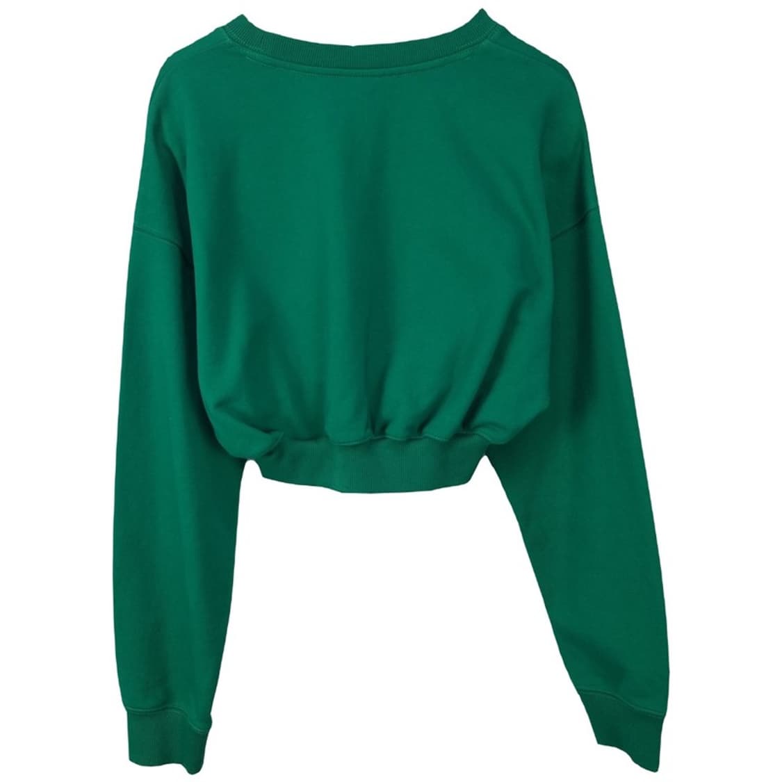 [키르시] 그래픽 프린팅 크롭 맨투맨 카키 M19079 상품이미지3