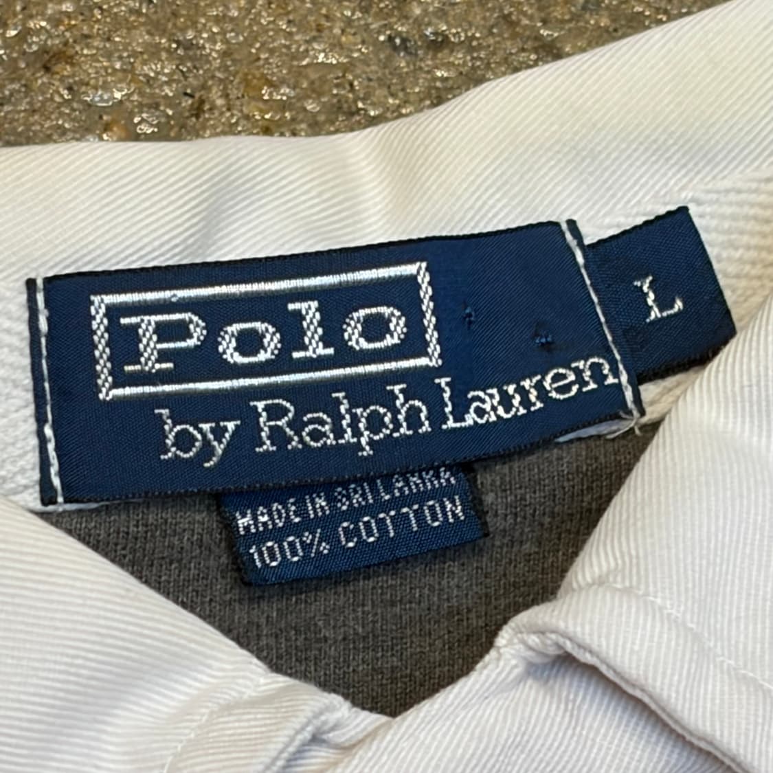 레어 00s 미국 빈티지 폴로랄프로렌 스트라이프 럭비티 카라티  상품이미지4