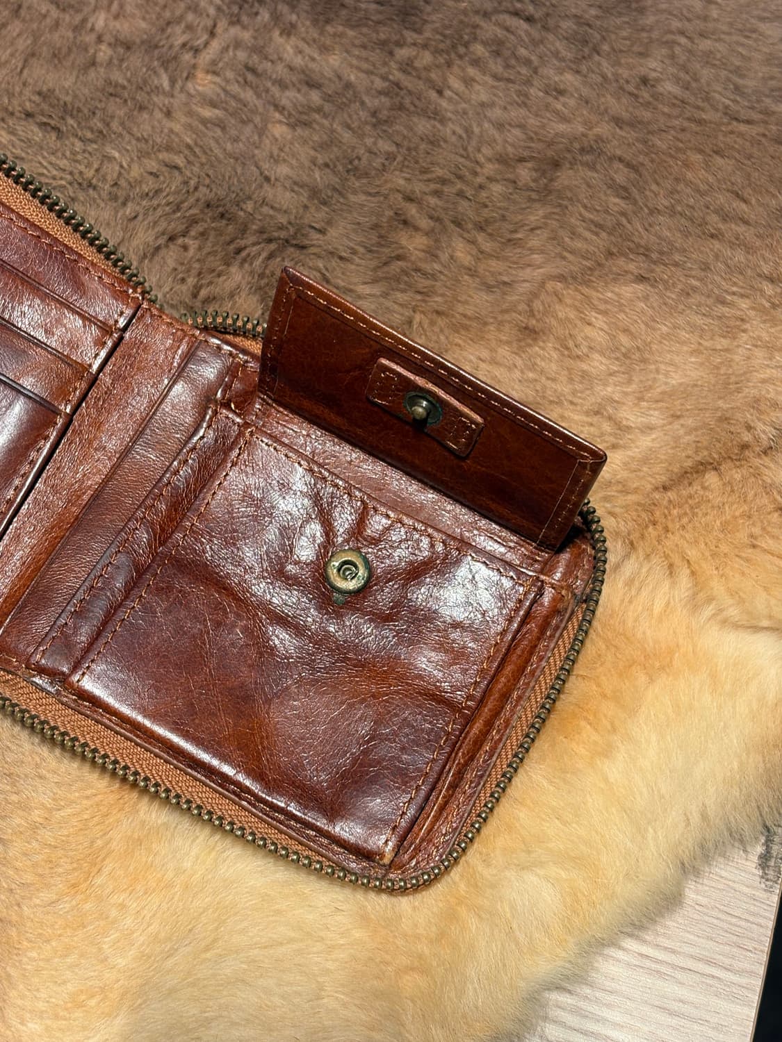   Diesel Vintage Denim Leather Wallet 상품이미지4