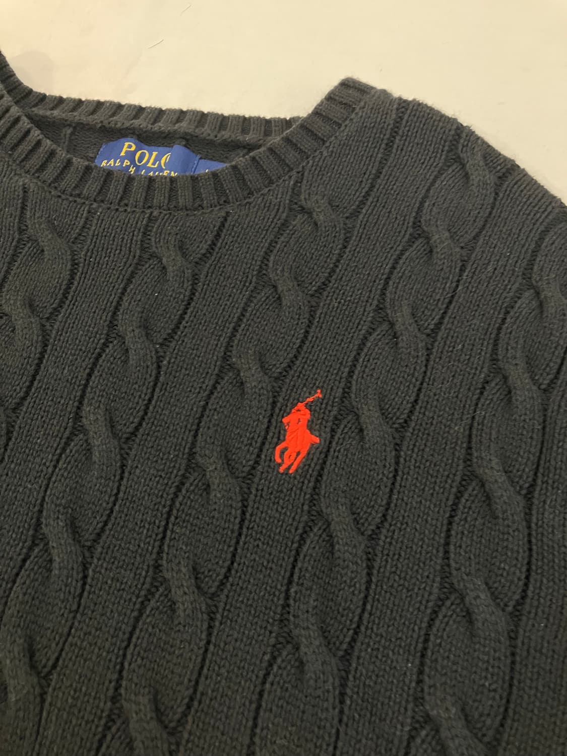 폴로 랄프로렌 꽈바기 케이블 니트 상품이미지2