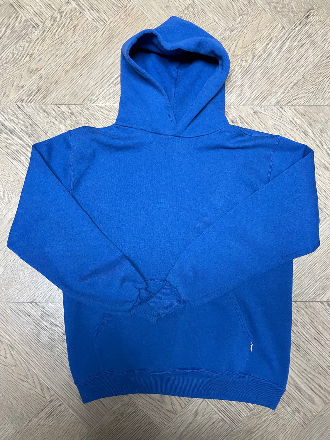 90s 빈티니 러셀 후드티 블루[M] 상품이미지1