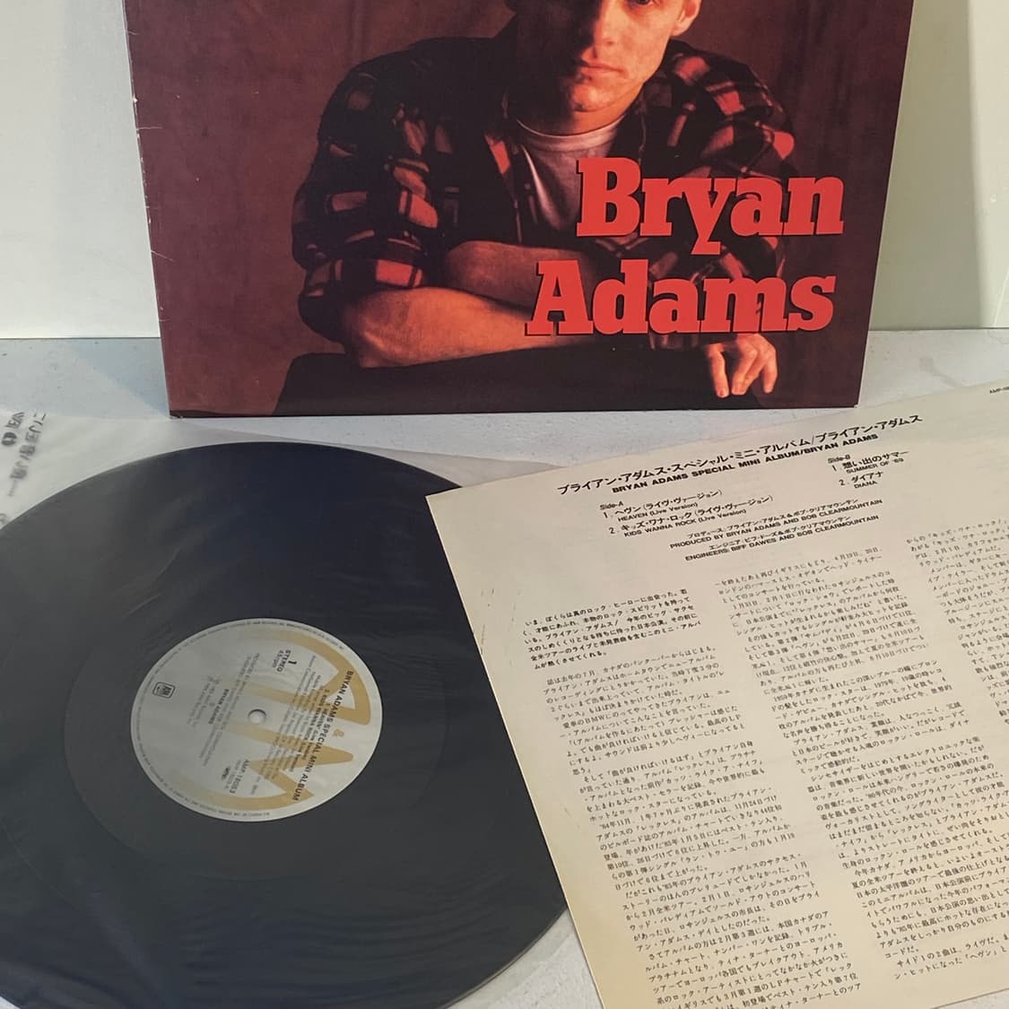 (중고LP-팝록) Bryan Adams -Special Mini Albu 상품이미지3