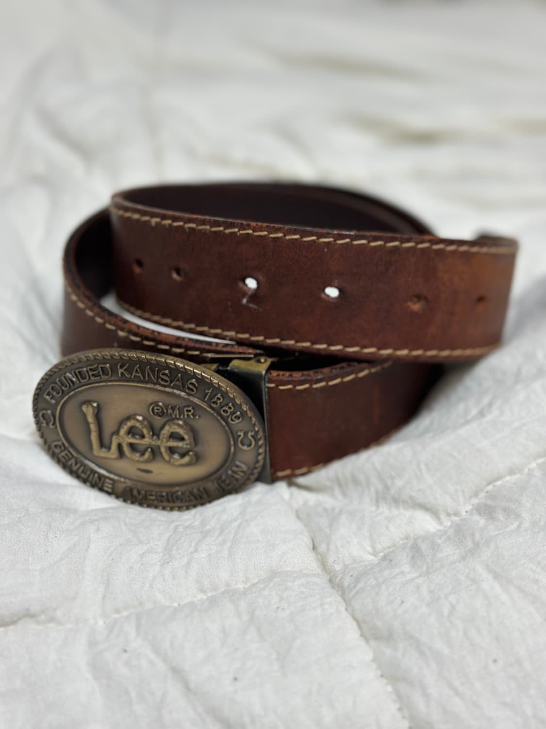 미제 Lee 웨스턴 가죽 벨트  상품이미지2