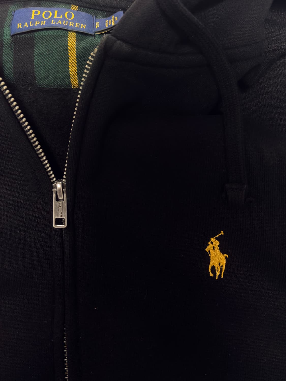 폴로랄프로렌 후드짚업 집업 블랙 검정 S  상품이미지3