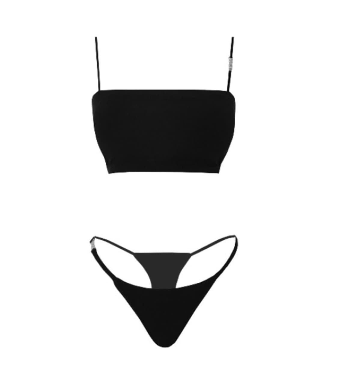 오도어 스판덱스 블랙  상품이미지1