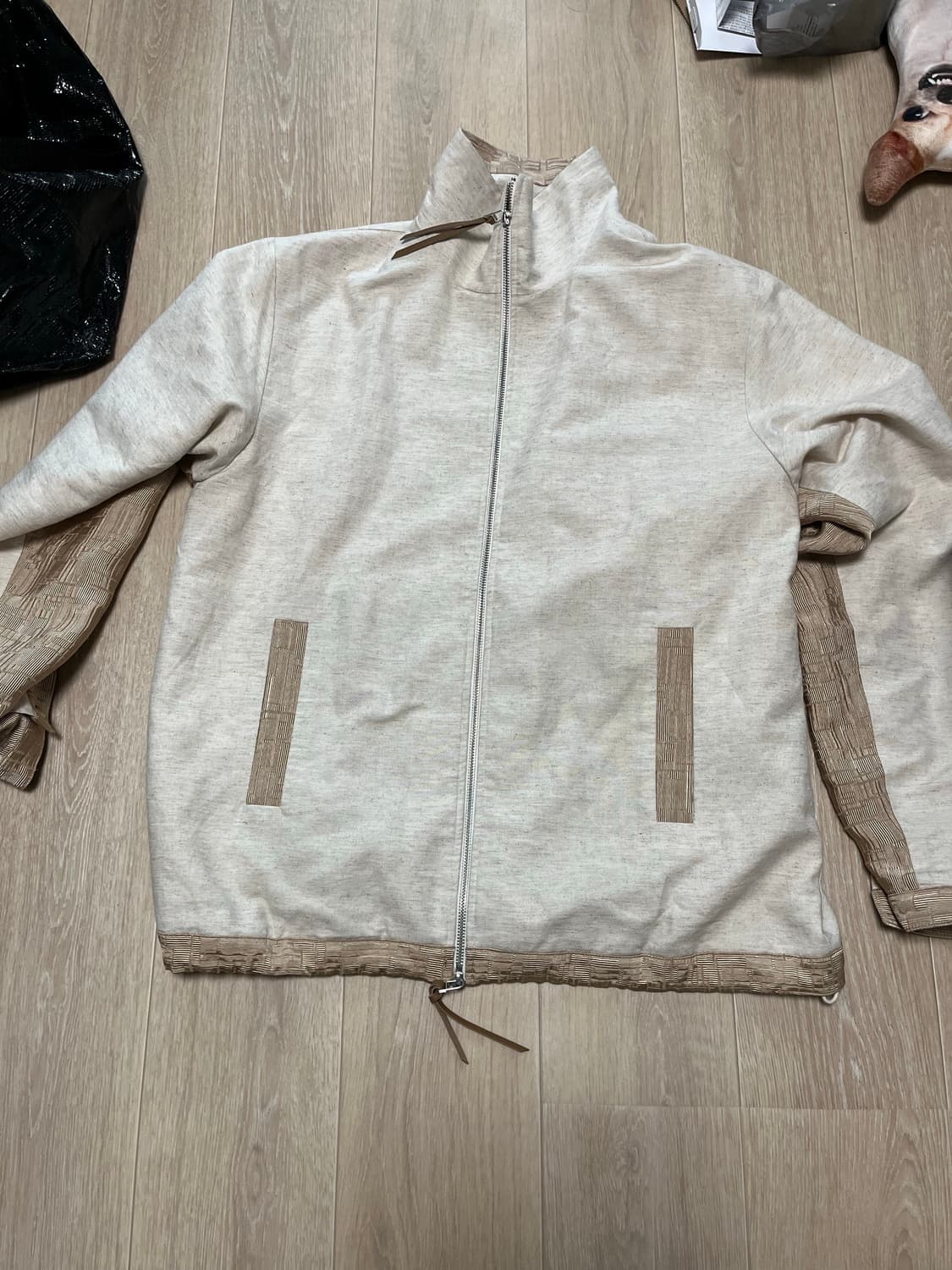 강정석 KANGJUNGSEOK 자켓 아이보리 3사이즈 상품이미지2