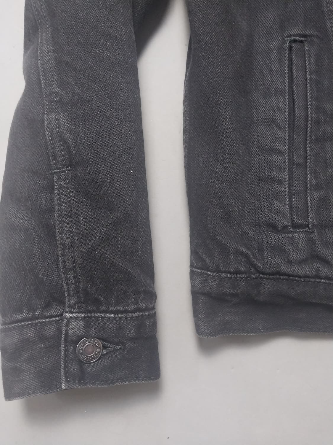 [M] 리바이스 타입3 블랙 쉐르파 트러커 자켓 상품이미지4