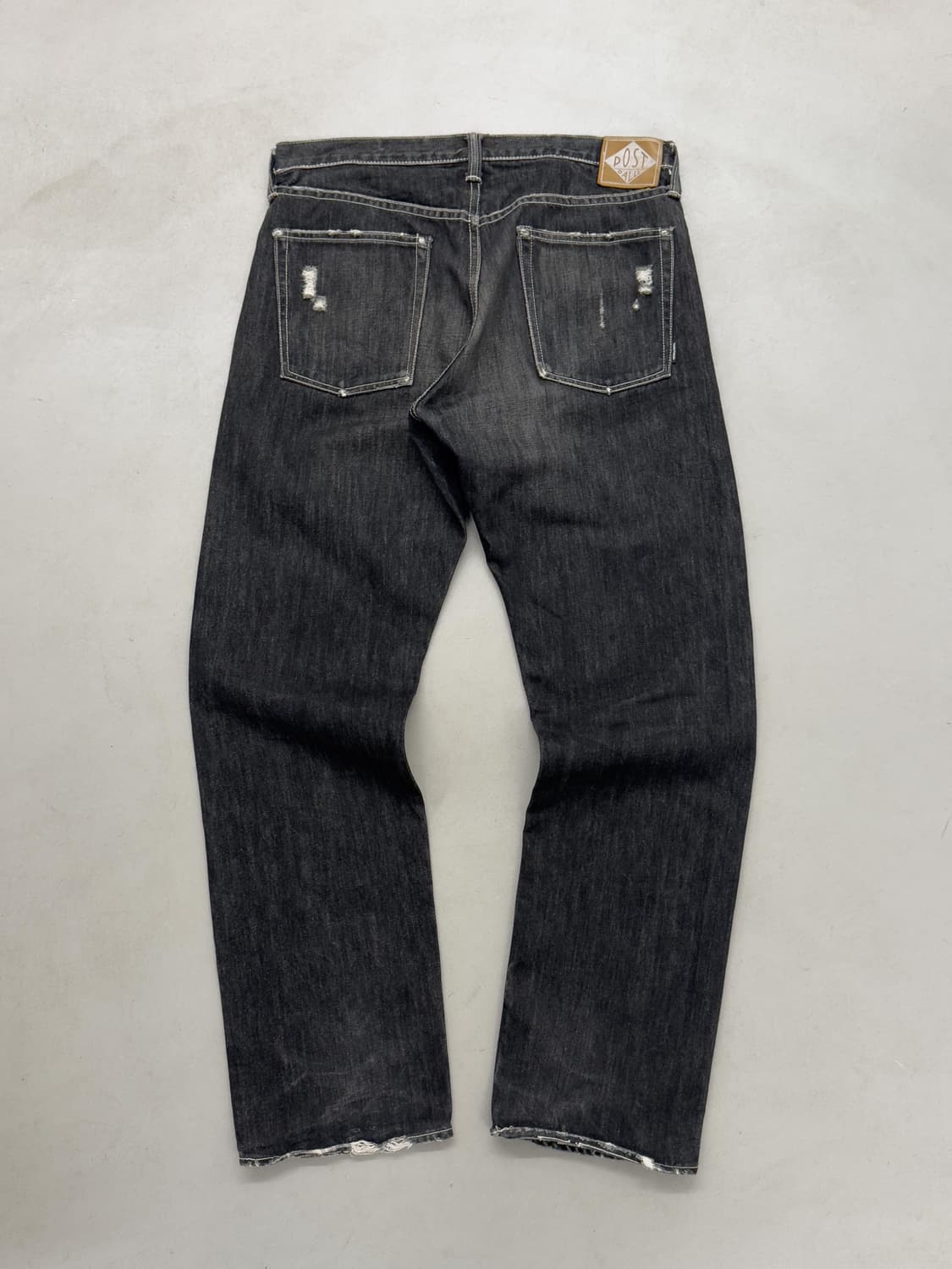 포스트 오버롤즈 디스트레스드 데님 상품이미지5