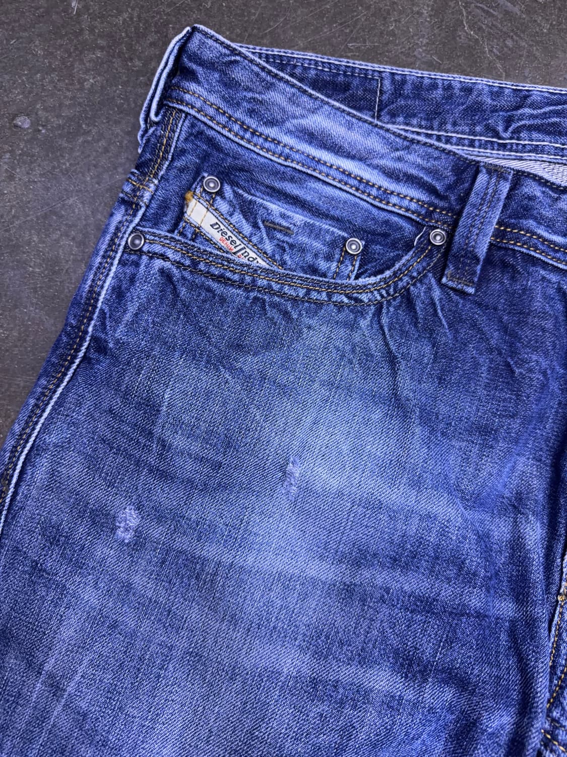 디젤 타나즈 빈티지 워싱 데미지진 청바지 데님팬츠 34 상품이미지4