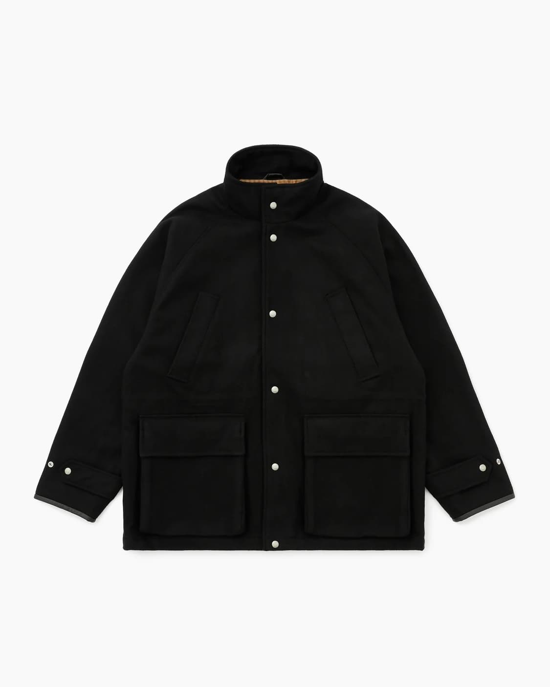 [s구매] khakis 카키스 울로버파카 블랙 상품이미지1