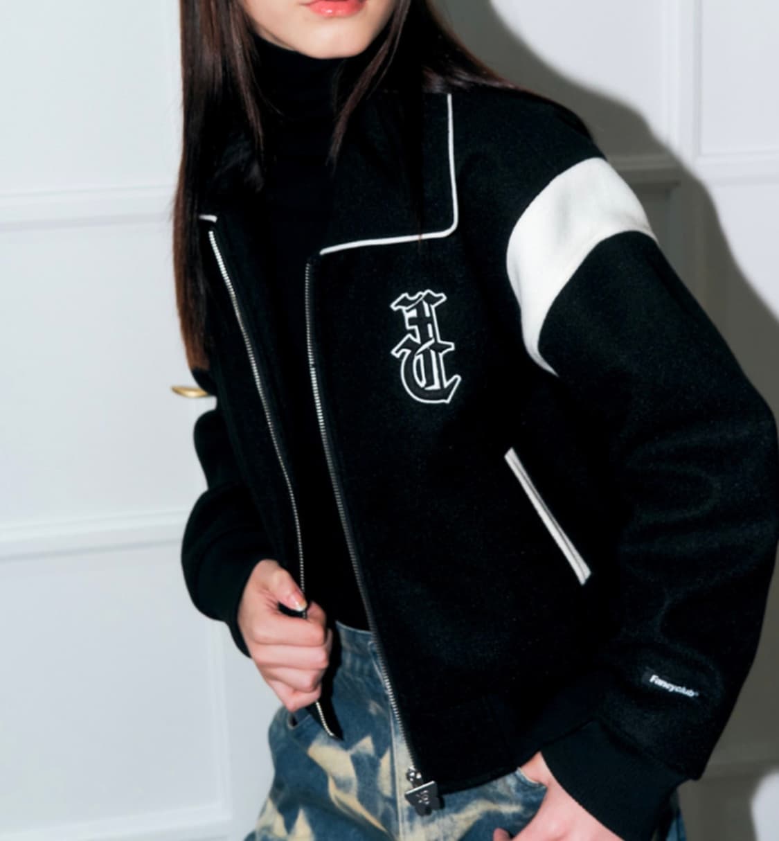 팬시클럽 다크 문 바시티자켓 상품이미지3