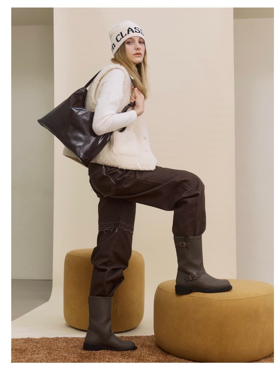 슈펜 바이커 미들부츠 HPWXAD4904 상품이미지2