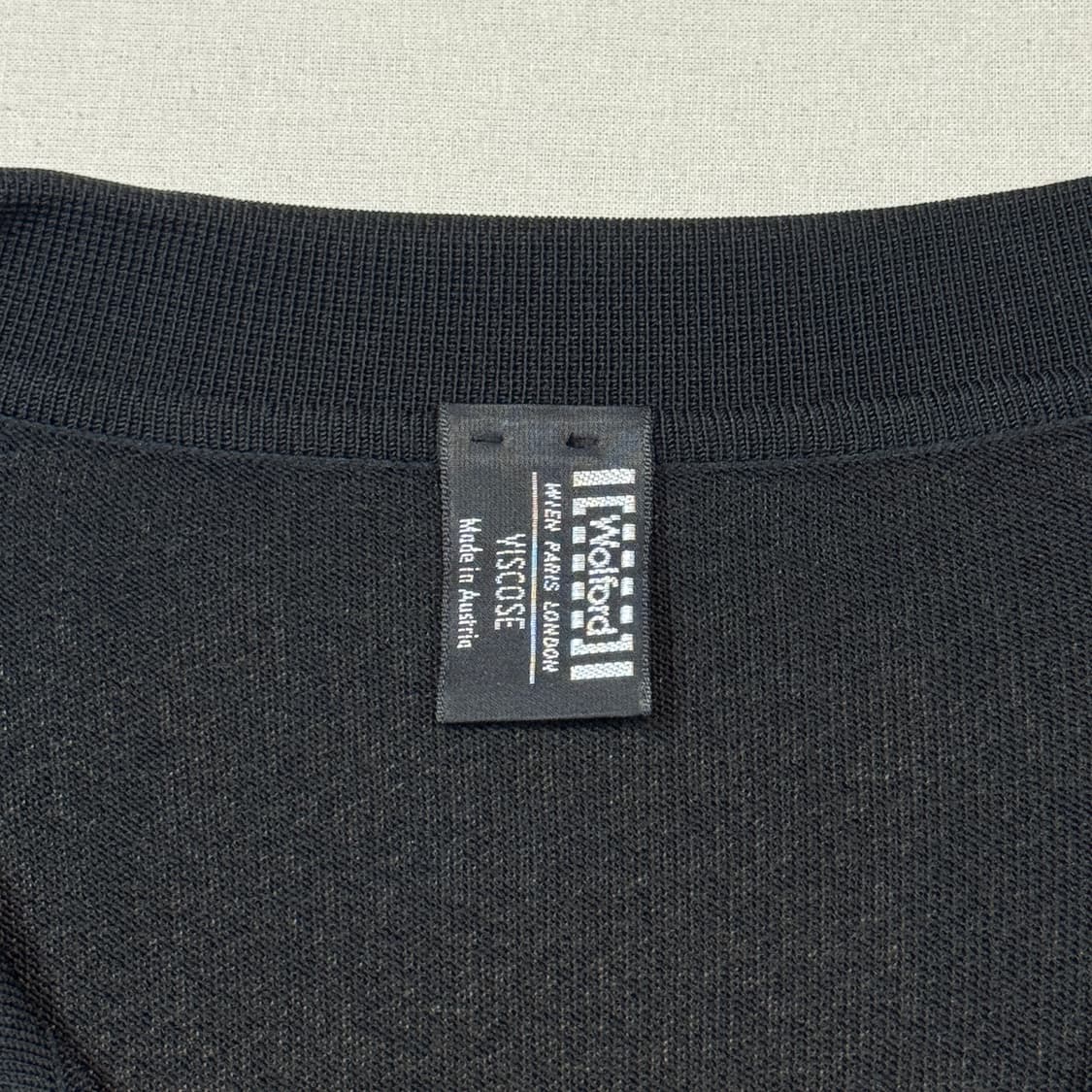 M) 월포드(Wolford) 비스코스 헨리넥 카라 니트 상품이미지4