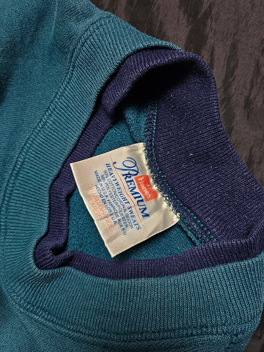 Hanes 90s usa 더블 하이넥 스웻셔츠L 상품이미지3