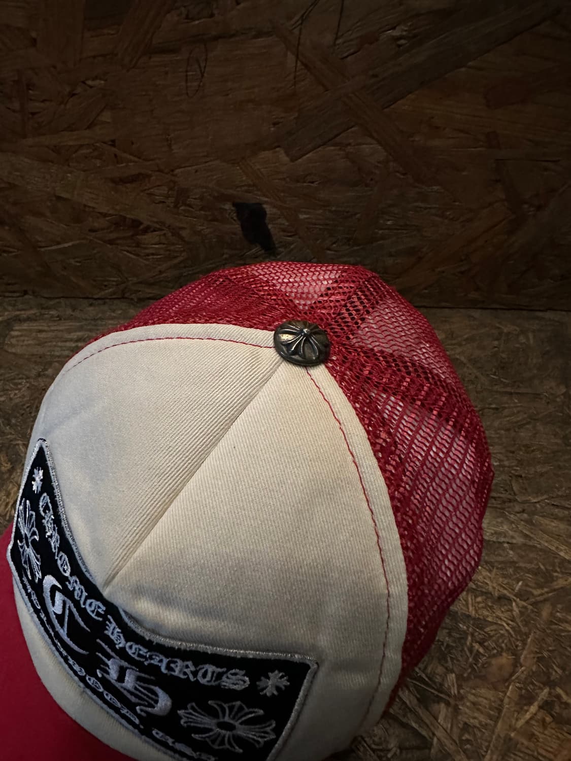Chrome Hearts 크롬하츠 레드컬러 ch로고 메쉬캡 상품이미지2