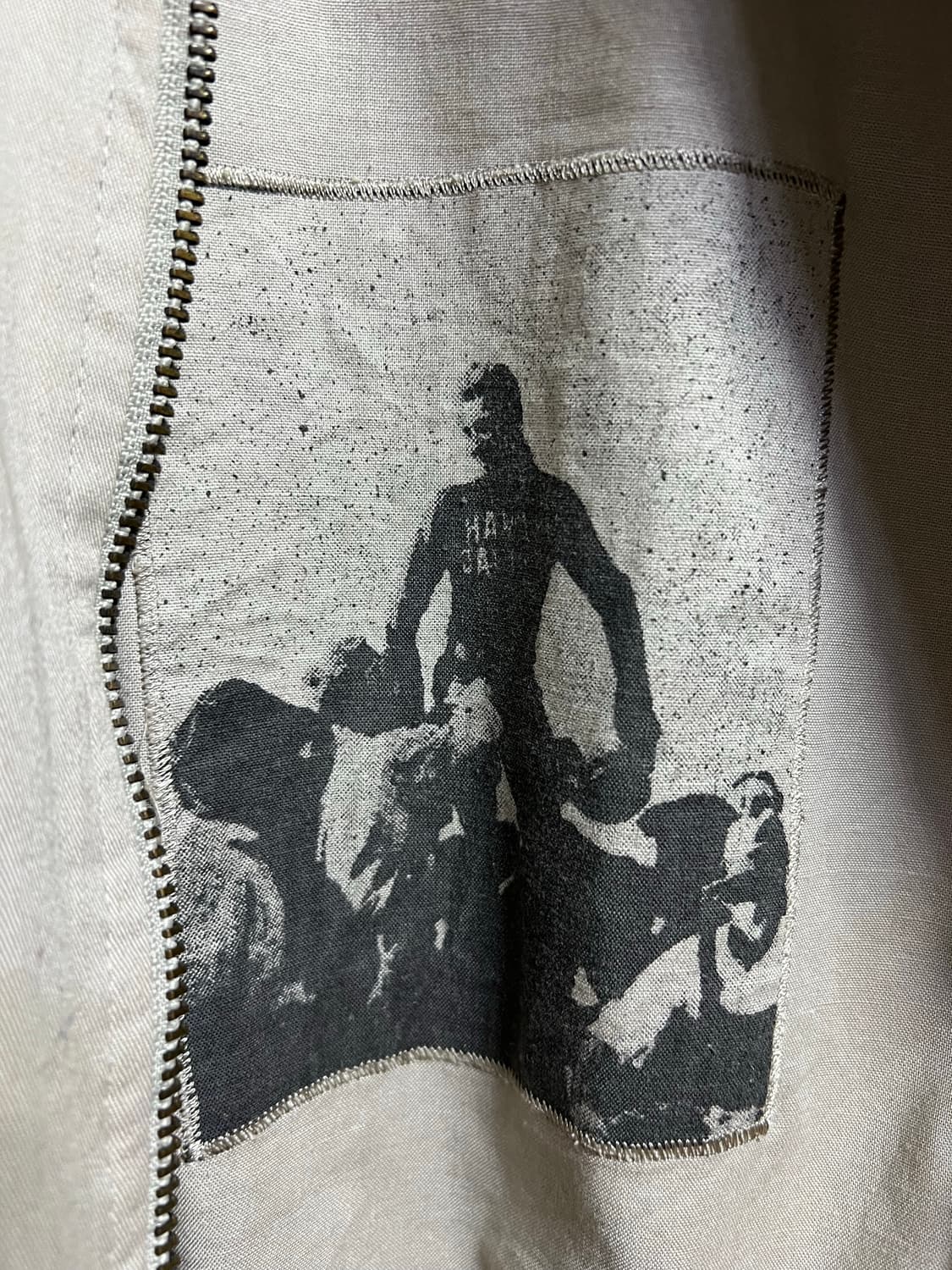 할리데이비슨 봄버 자켓 베이지 자켓 상품이미지6