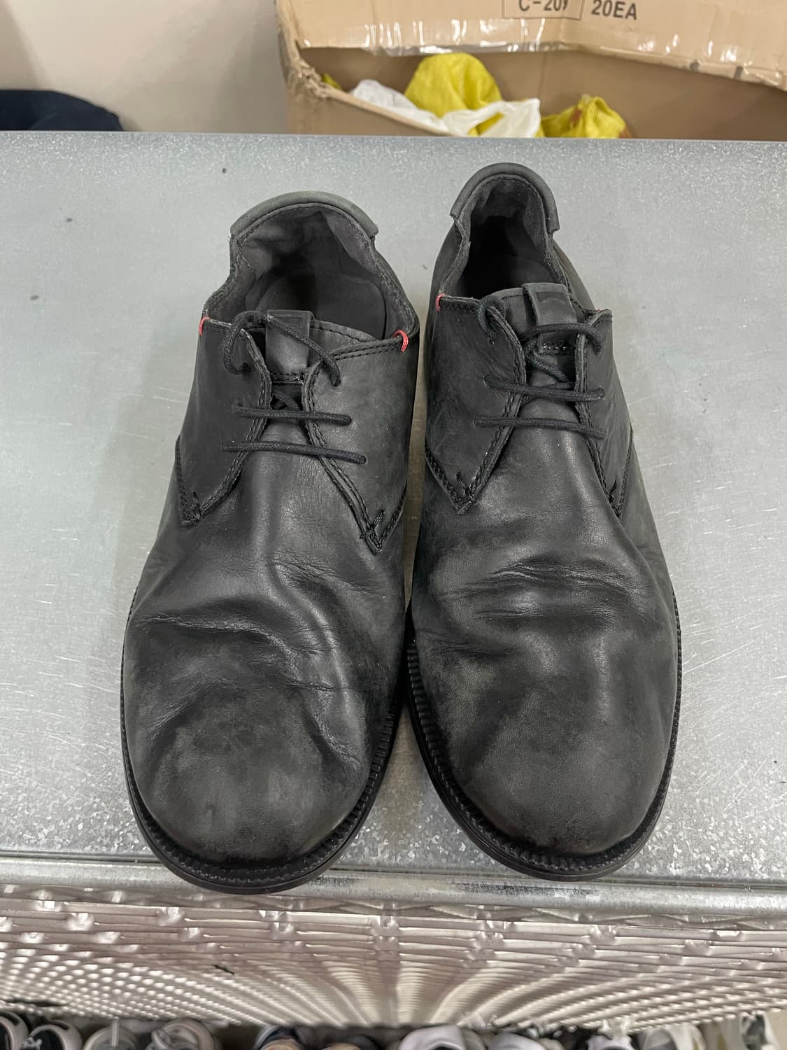 캠퍼 레더 로퍼 블랙 41 상품이미지5