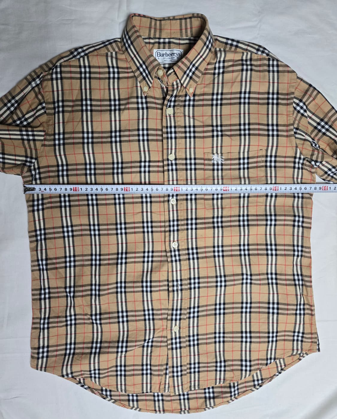 버버리(Burberry)의 빈티지 노바 체크 셔츠 L 상품이미지6