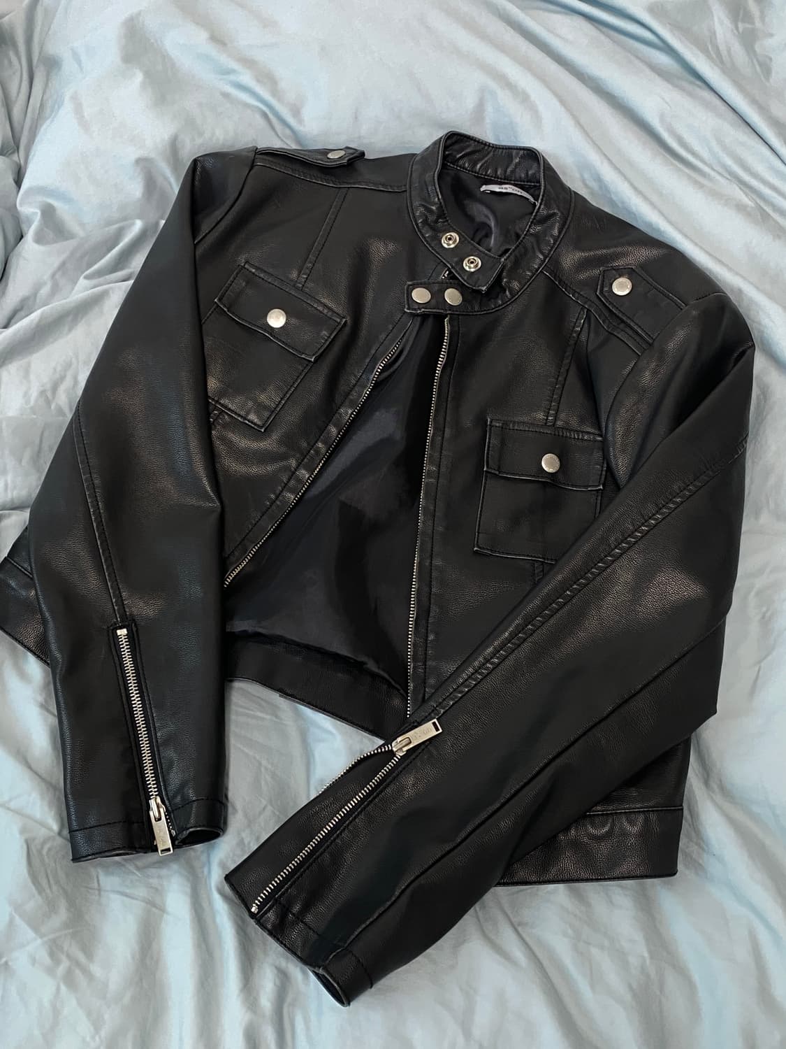 애즈온 레더자켓 팔아요 상품이미지4