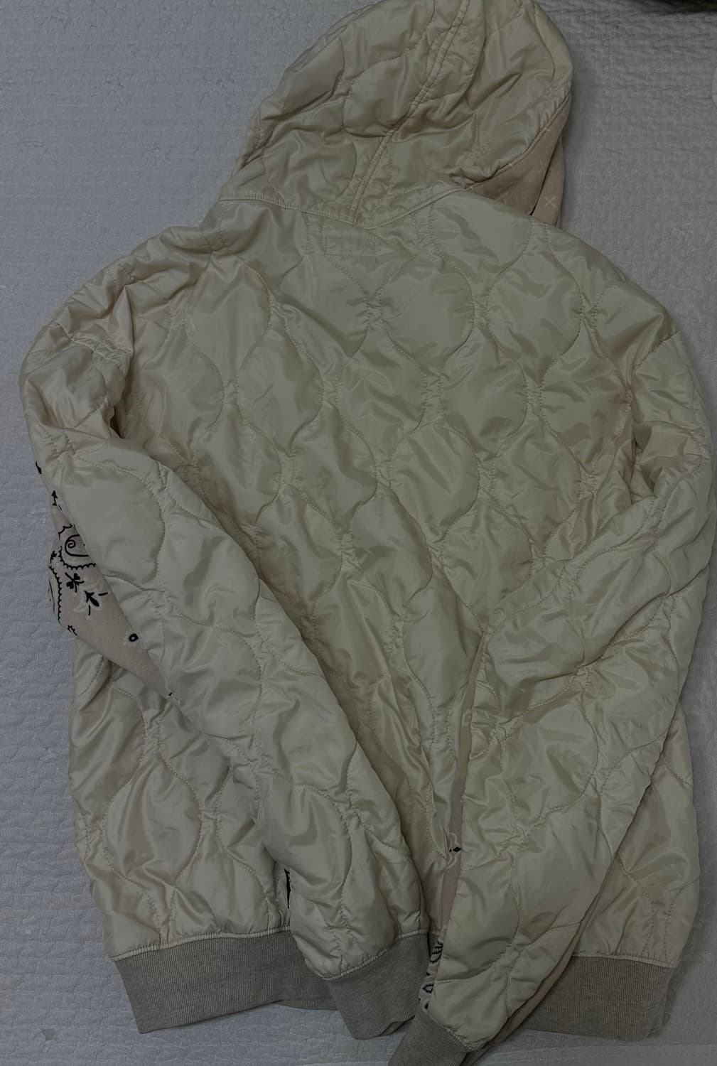 캐피탈 플리스 반다나 비부악 후드 블루종 키나리 상품이미지2