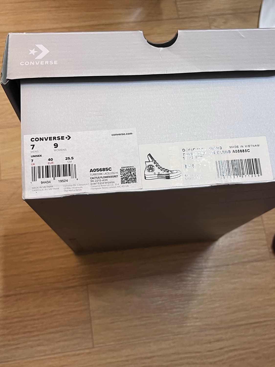 컨버스 x 다크쉐도우 터보다크 척 70 하이 레이스리스 캑터스 플라워 상품이미지8