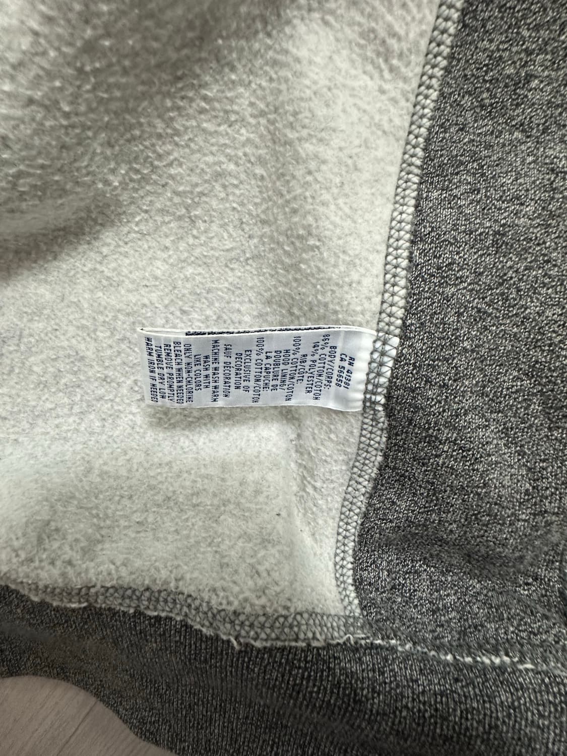 폴로 랄프로렌 기모 후드집업 / 남여공용 / M 상품이미지4