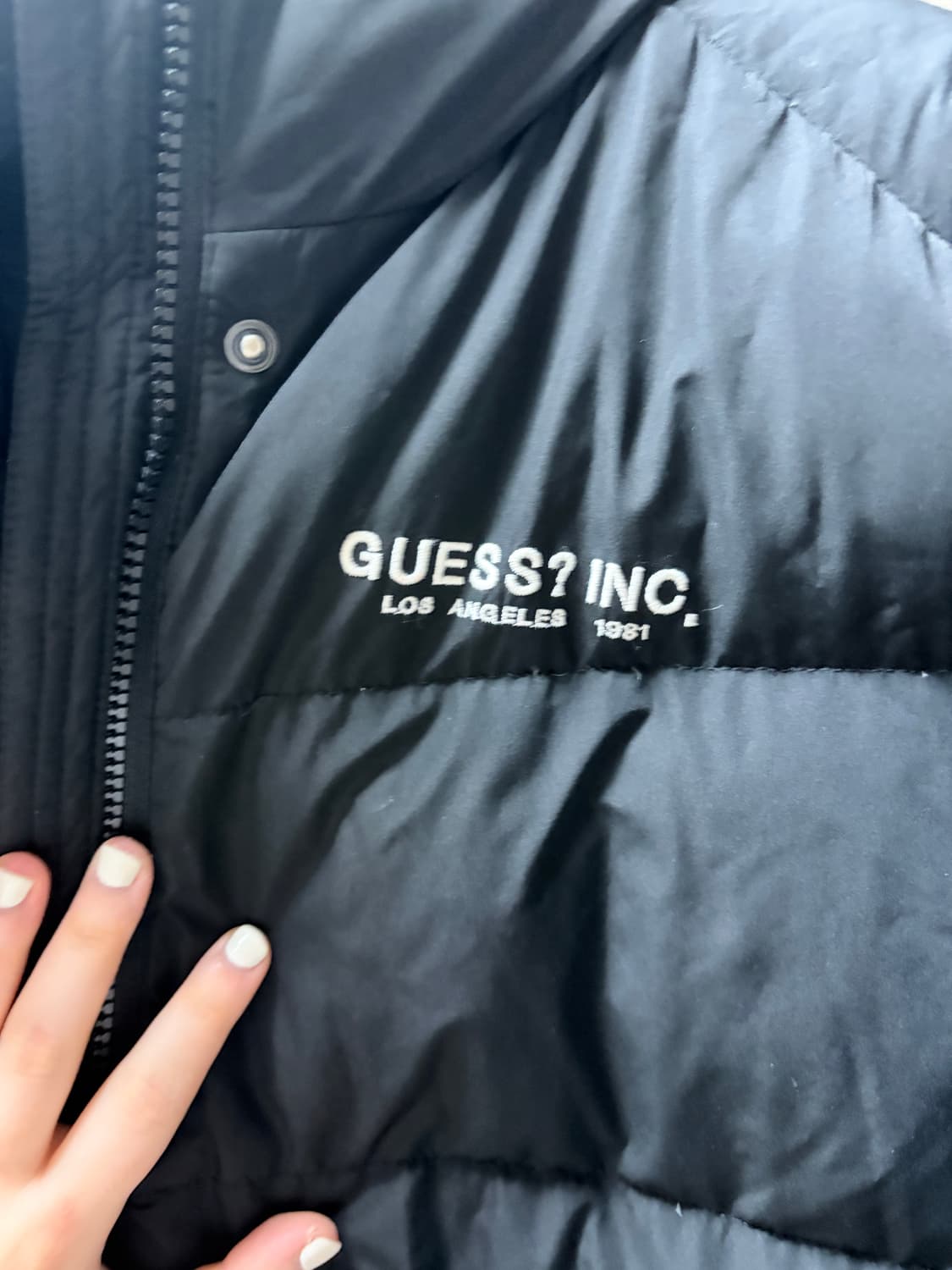 게스 오리털 롱패딩 상품이미지2