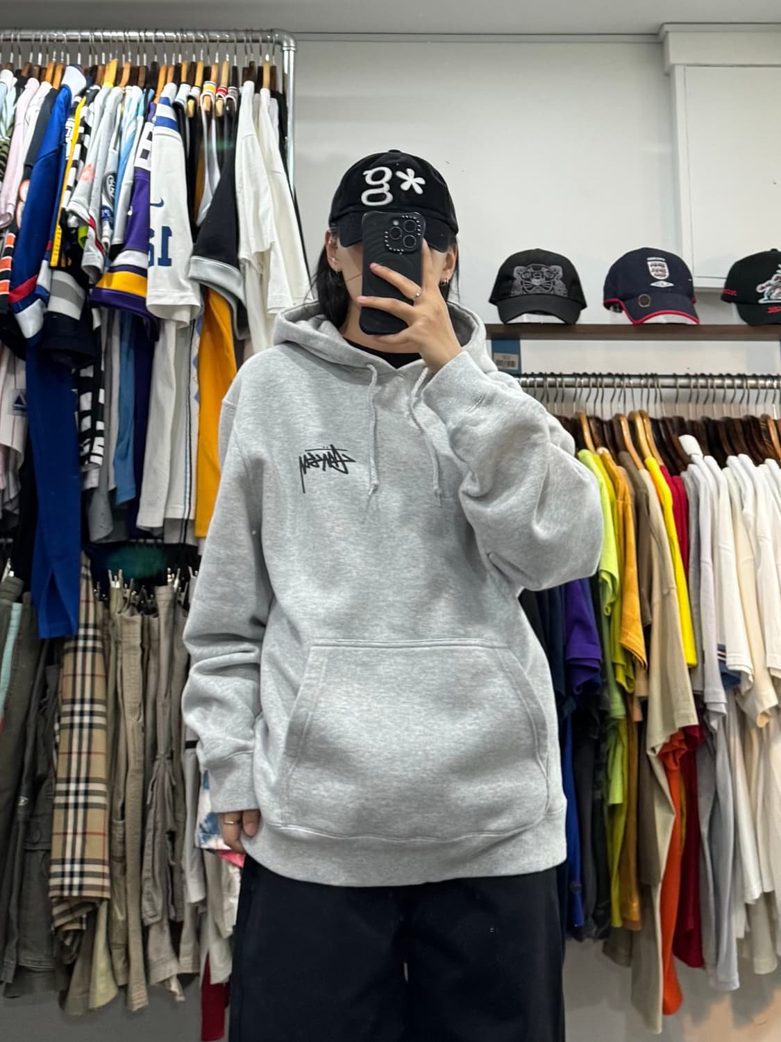 스투시 피스 앤 러브 후드 상품이미지4