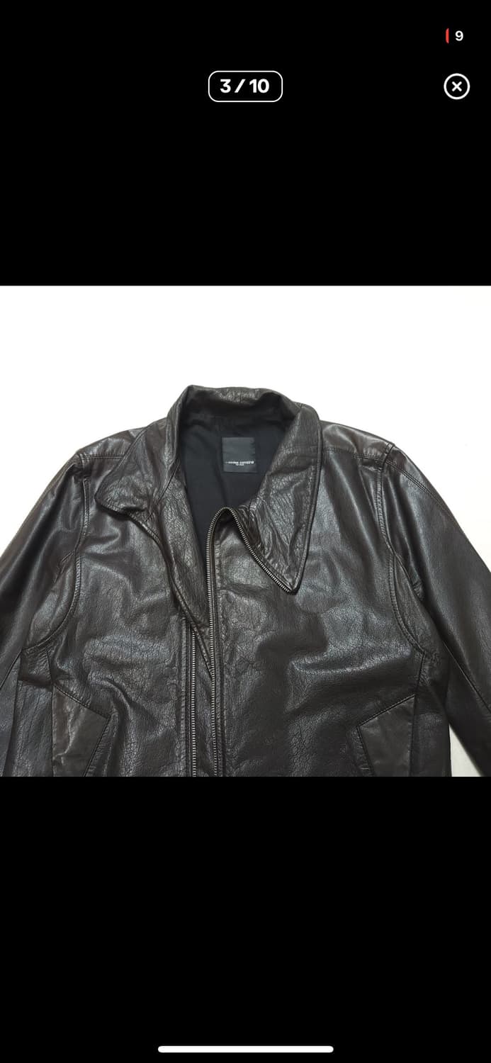 코데즈컴바인 하이넥 레더자켓 상품이미지3