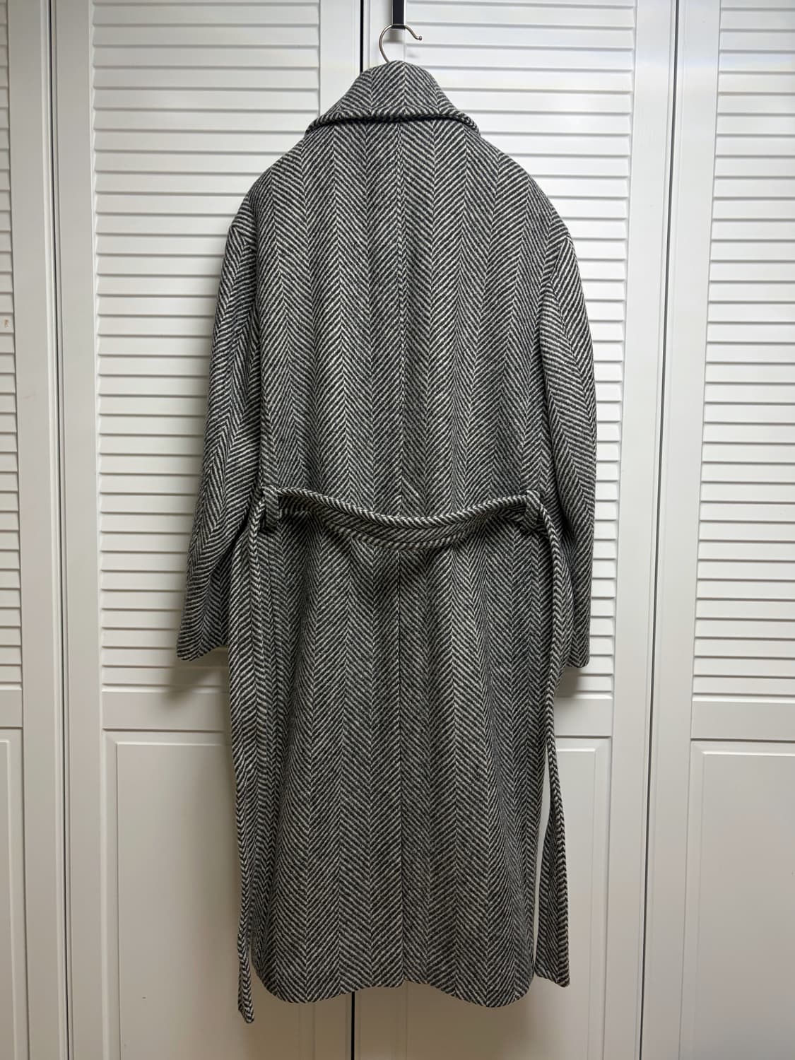 타임옴므/ 20주년 헤링본 발마칸 로브 코트/ 105 상품이미지2