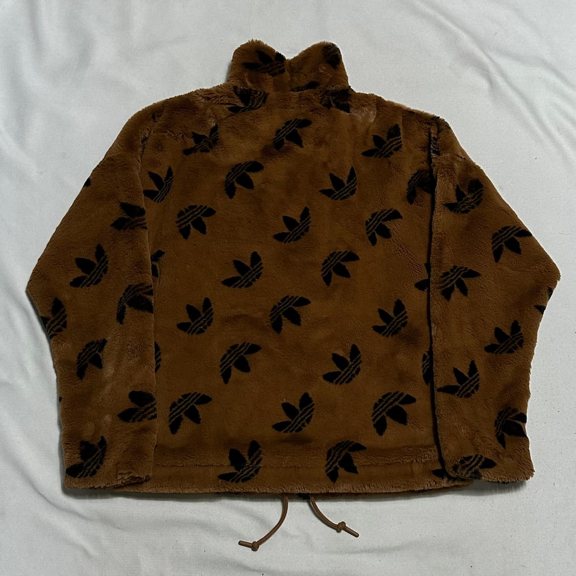 S 아디다스 모노그램 로고 퍼 자켓 상품이미지3