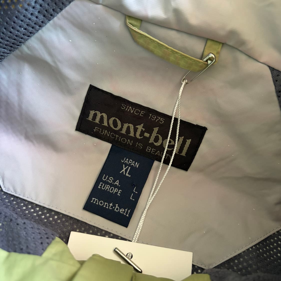 몽벨 빈티지 climalight 윈드브레이커 자켓 XL 상품이미지6