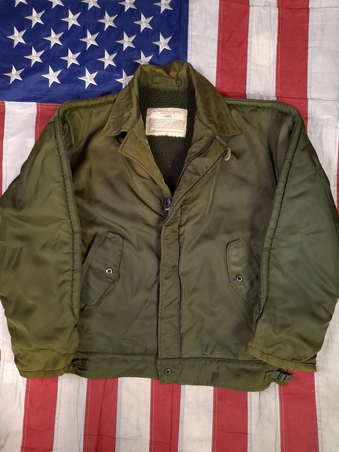 90's 빈티지 미해군 복각 A-1 덱자켓 상품이미지1