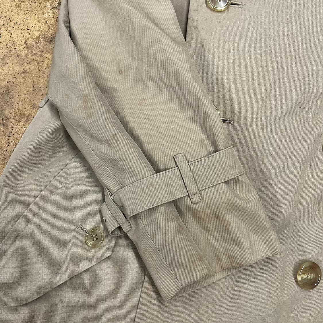 [정품] 챕스 랄프로렌 베이지 트렌치코트 b10 상품이미지5