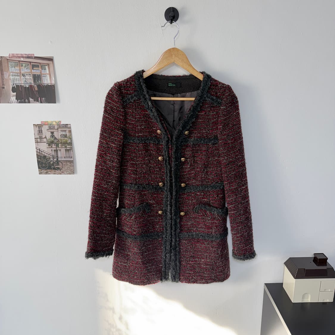 [S] 베네통 트위드자켓 상품이미지1