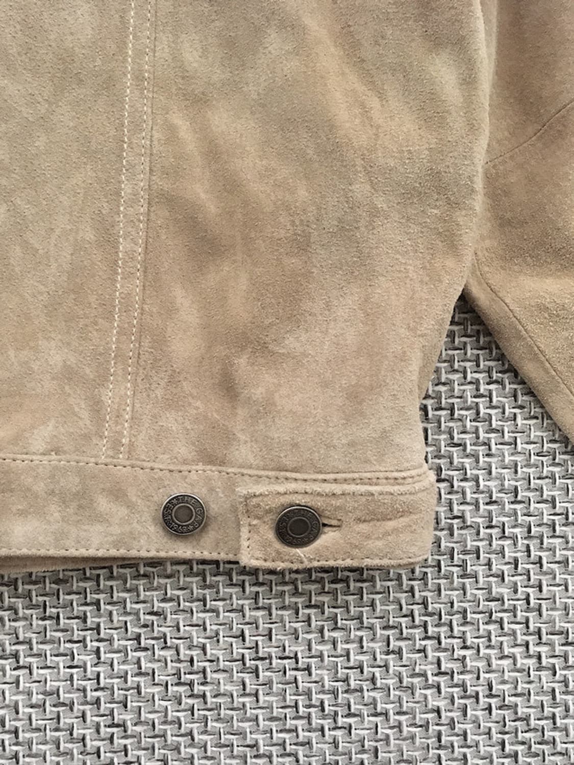 90s original suede 3rd trucker jacket 상품이미지10