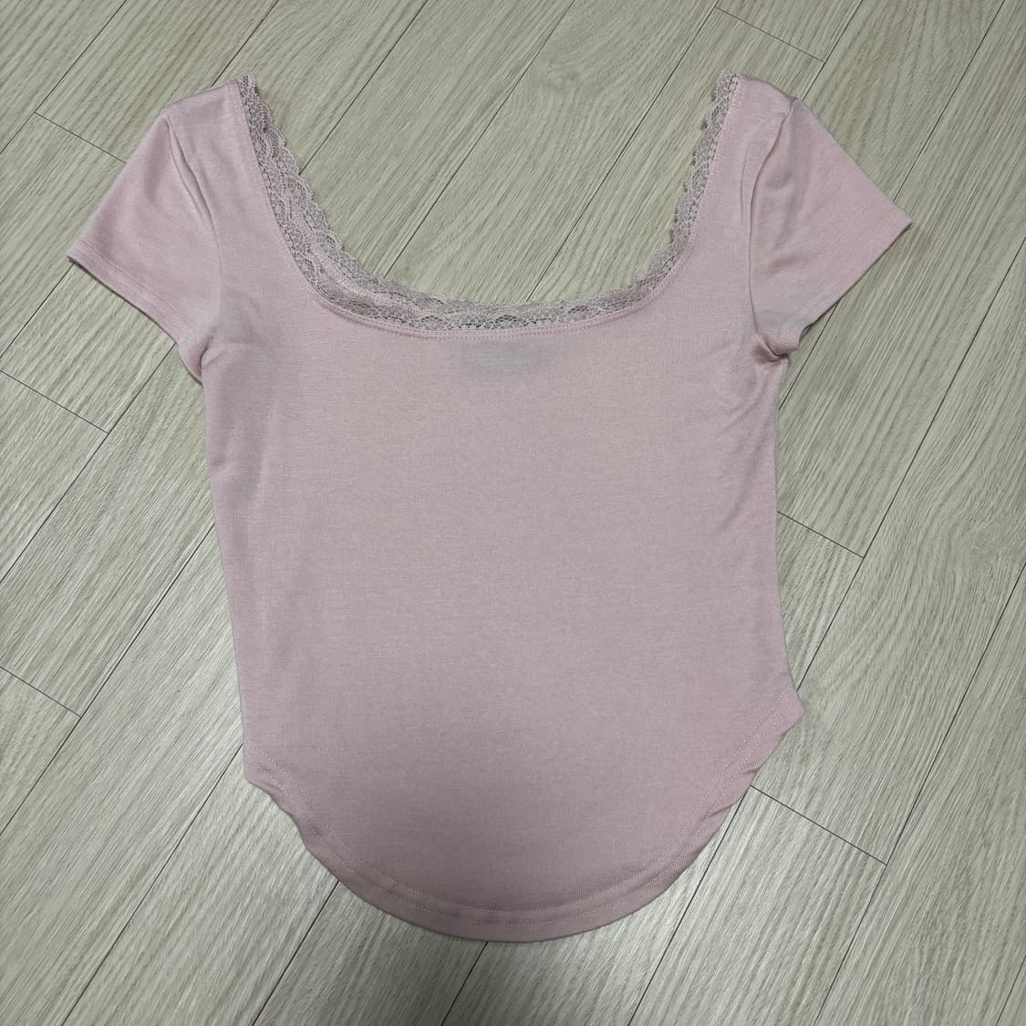 플리즈노팔로우 미미탑 애쉬핑크 상품이미지3