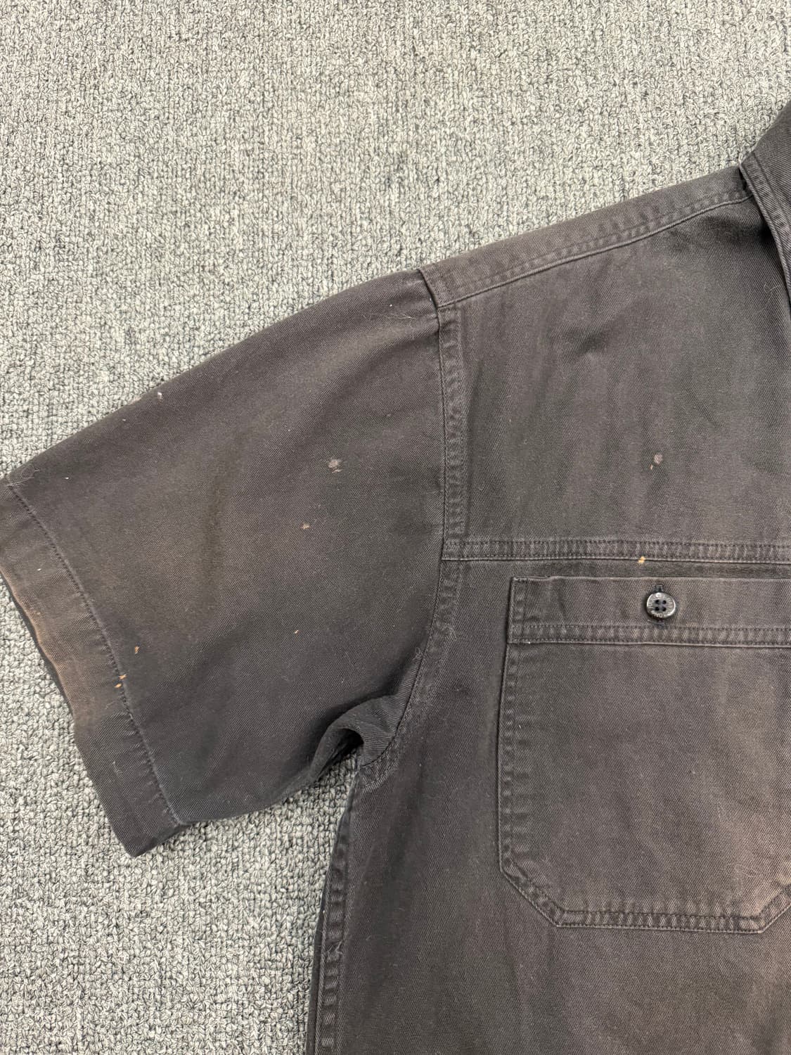 M)할리데이비슨 빈티지 로고패치 반팔 셔츠 상품이미지4