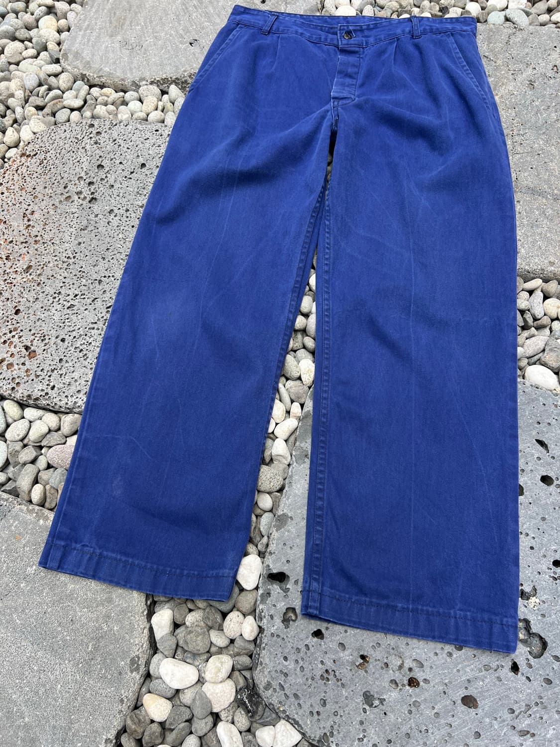 (32인치) OLD VINTAGE FADED BLUE 프렌치워크팬츠 상품이미지5