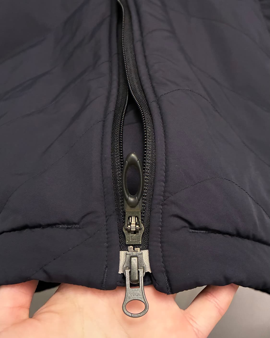 (L)오클리 나일론 스케터 로고 폴라텍 경량 라이트자켓 투웨이자켓 상품이미지4