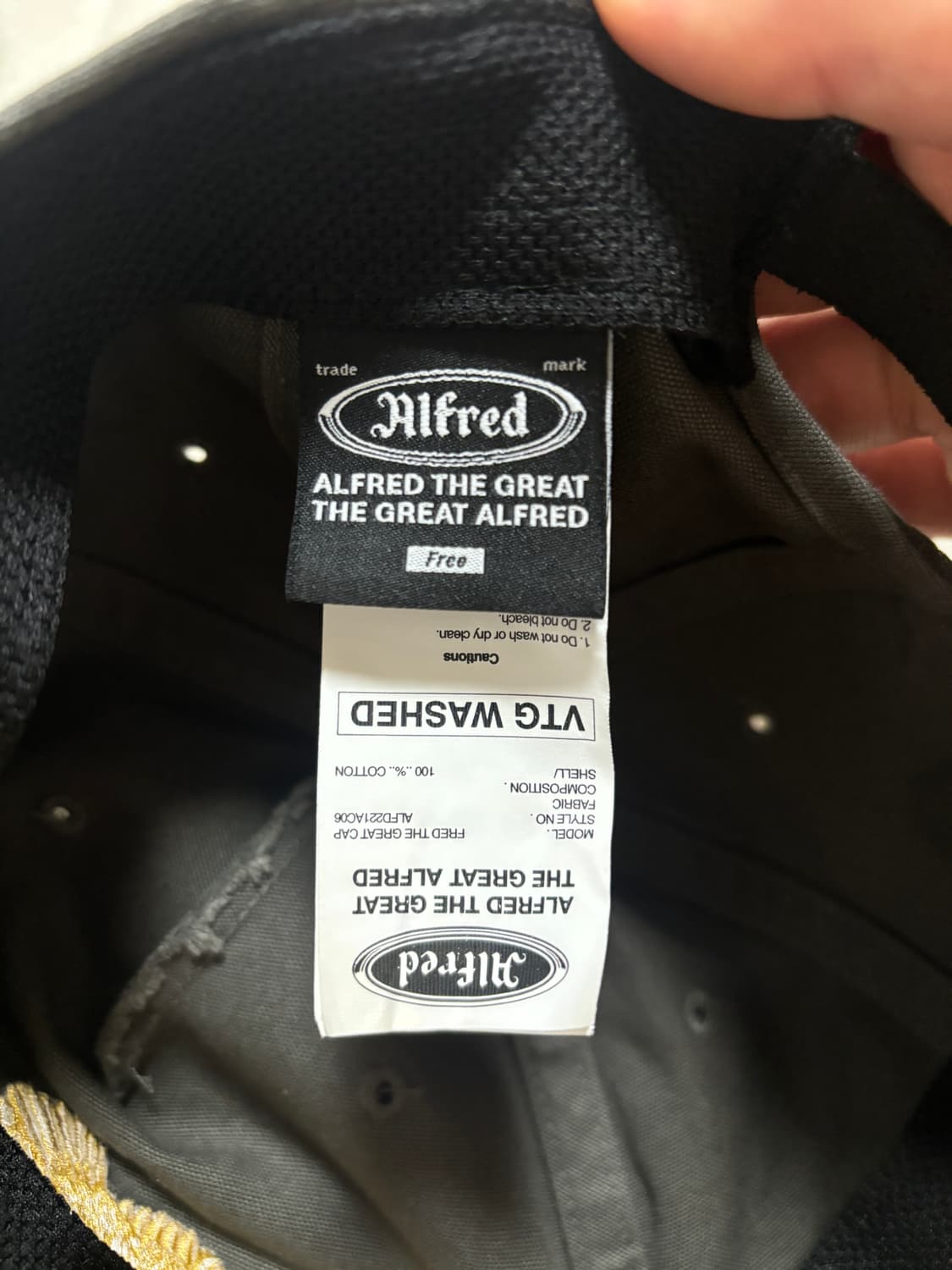 알프레드 빈티지워시드 볼캡 상품이미지3