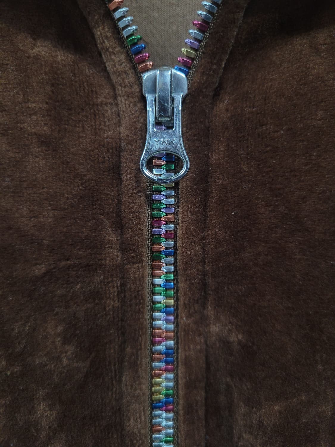 Paul Smith 폴스미스 벨루아 벨벳 브라운 핑크래빗 패치 집업자켓  상품이미지4