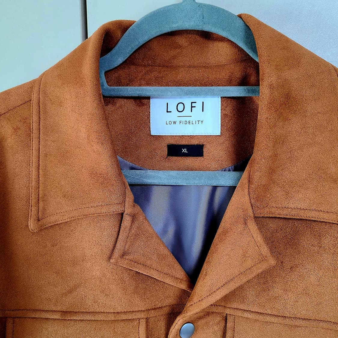 로파이 스웨이드 트러커 자켓 브라운 상품이미지4