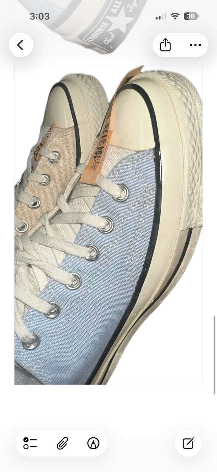 컨버스 척테일러 70 로우 하이브리드 텍스처 라이트 트윈 블루 상품이미지1