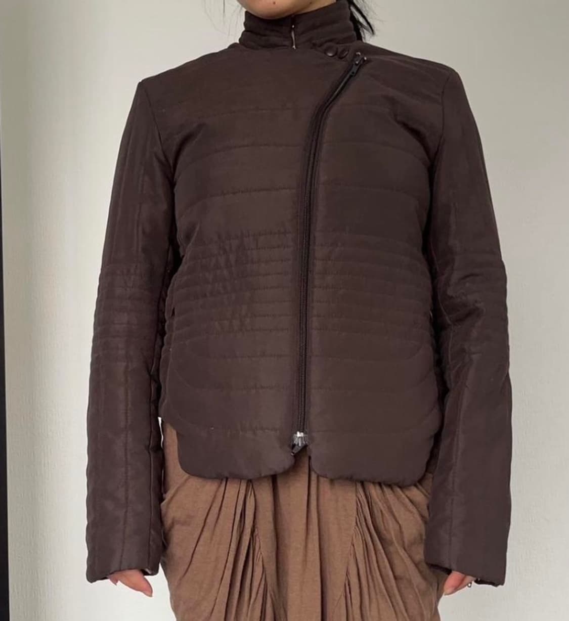 cop copine 애시매트릭 패디드 자켓 상품이미지2