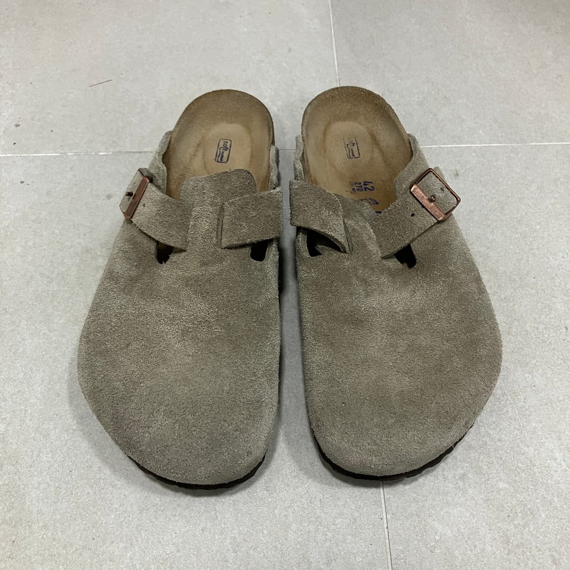 [270] 버켄스탁 보스턴 타우페 래귤러 sfb 풀박스 상품이미지2