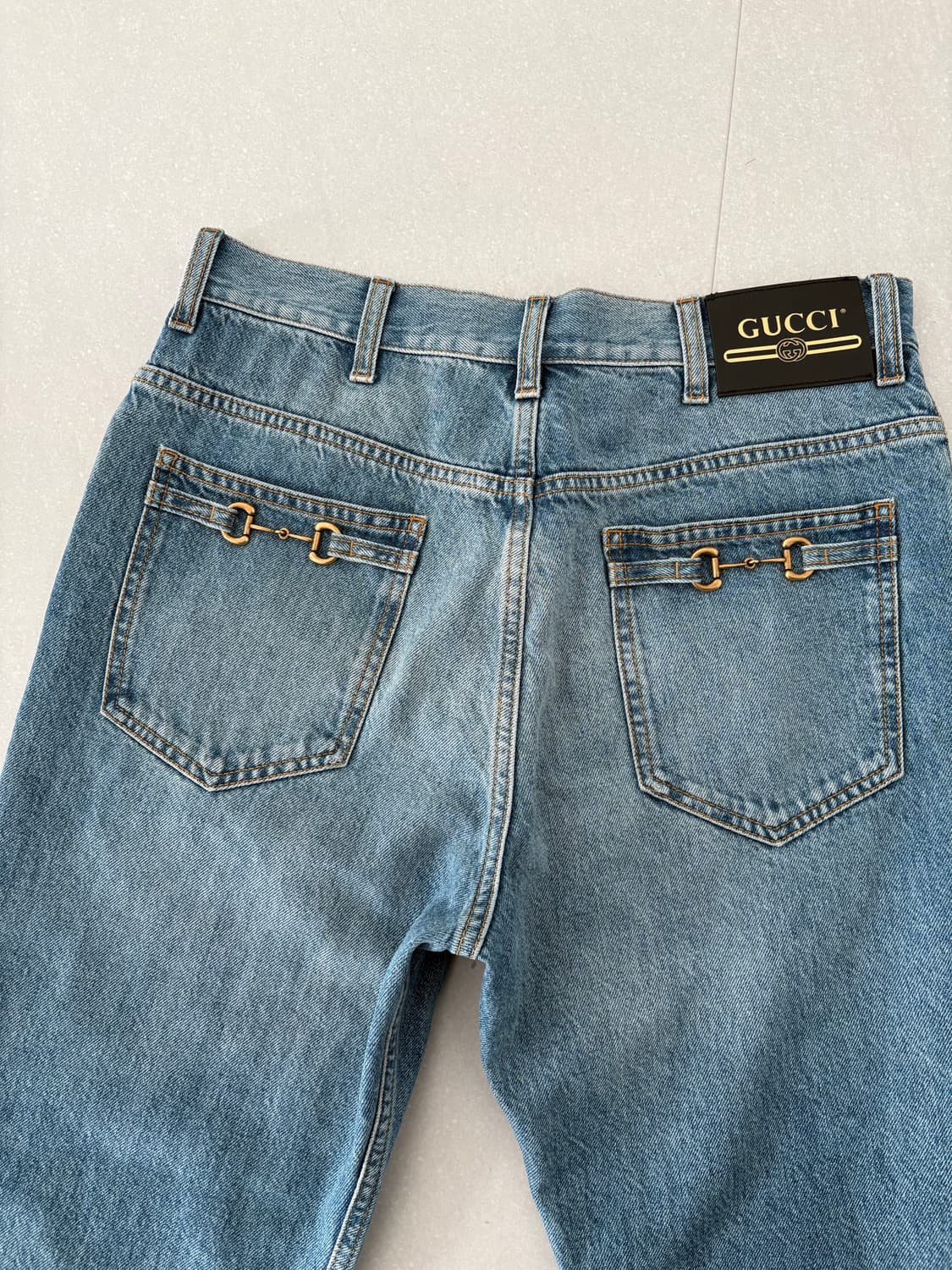 구찌 홀스빗 스트레이트 데님 상품이미지4