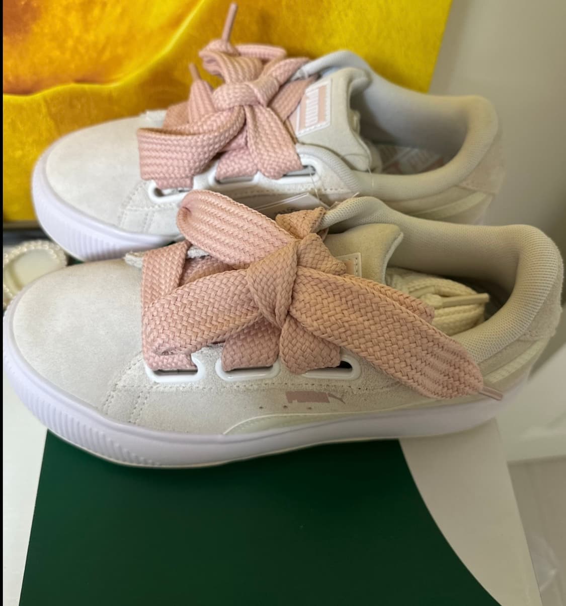 PUMA 푸마 스웨이드 마유 베이지 핑크 우먼스 상품이미지4