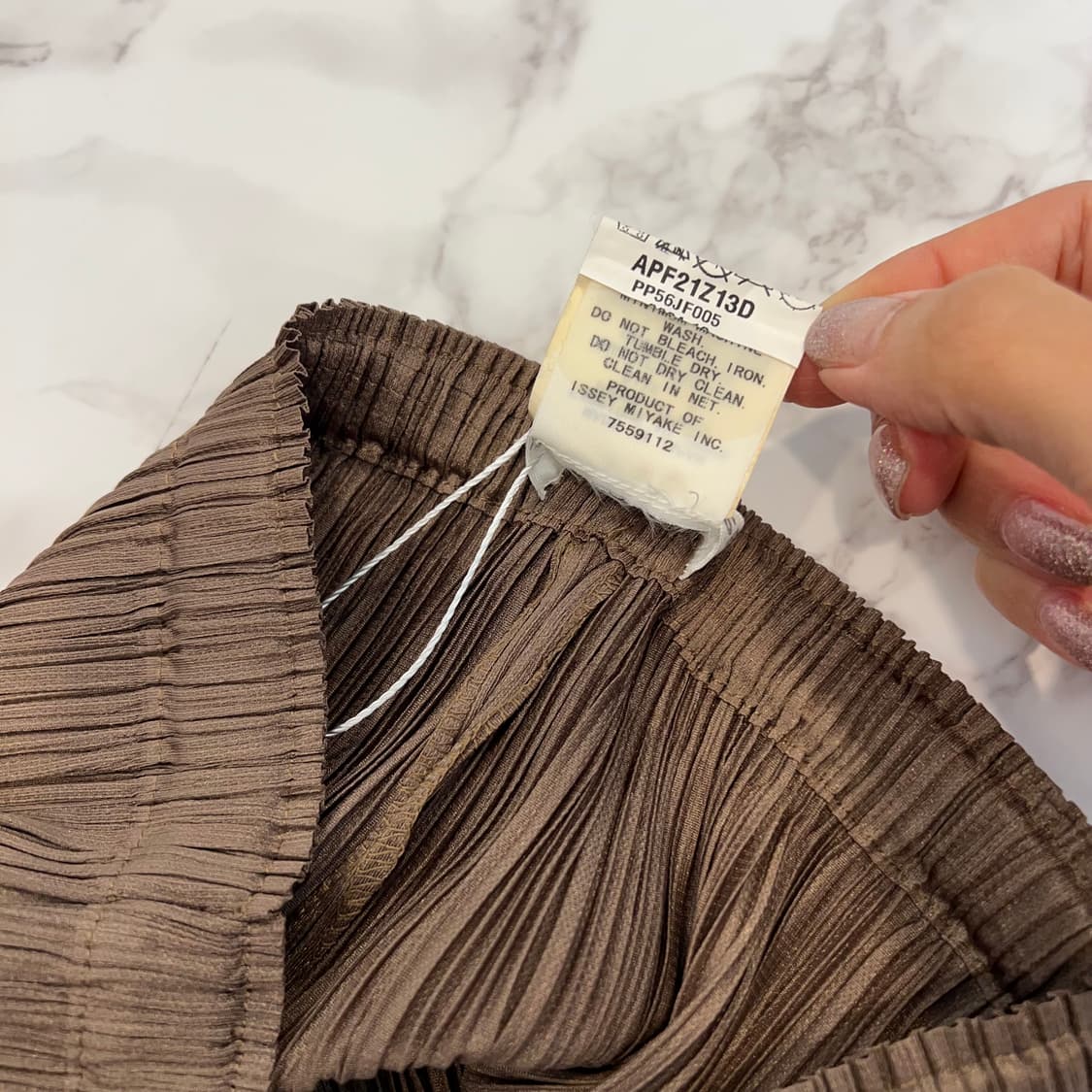 PLEATS PLEASE 플리츠플리즈 브라운 팬츠 상품이미지9